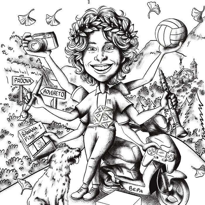 Caricatura di laurea