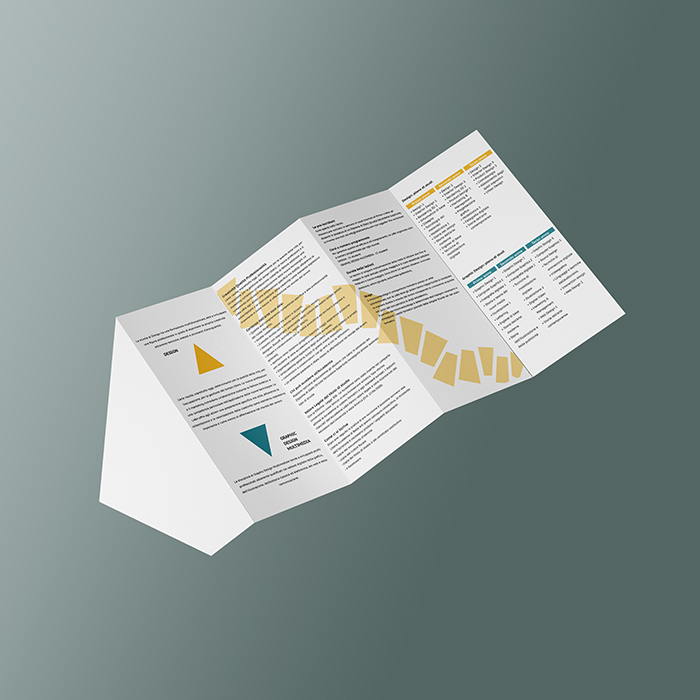 Mock-up depliant brochure
